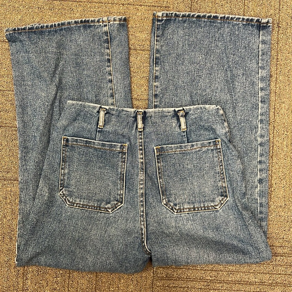 Rubie's Classic Blue Wide Leg Jeans Size 3 - Picture 5 of 6